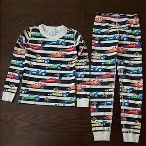 Hanna Andersson Kids Pajama Set - Multicolor Racing Cars